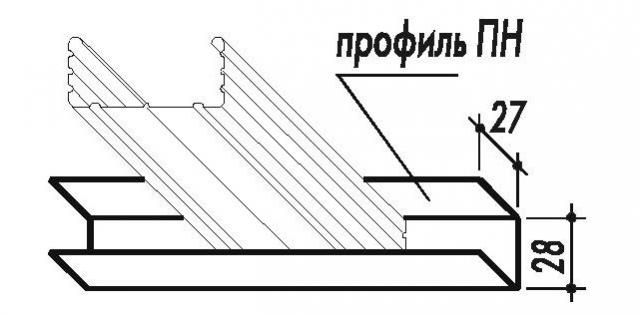 Профиль направляющий Кнауф ПН